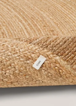 MANGO Dywany Do Sypialni|Dywany Do Salonu*Okrągły dywan z naturalnych włókien 110 cm
