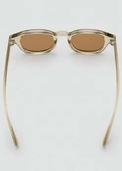 MANGO Okulary*Okulary przeciwsłoneczne w półprzezroczystej oprawce