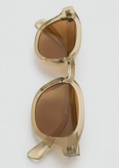 MANGO Okulary*Okulary przeciwsłoneczne w półprzezroczystej oprawce