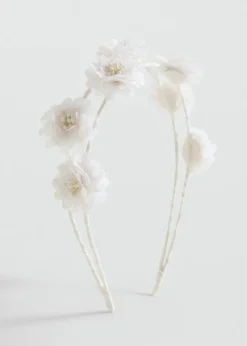 Dzieci MANGO Akcesoria Do Włosów*Opaska z kwiatami