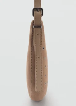 MANGO Torebki*Owalna torebka ze skóry