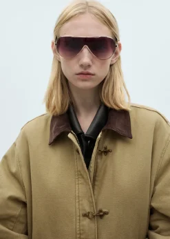 MANGO Płaszcze|Kurtki*Parka z kontrastowym kołnierzem i kieszeniami