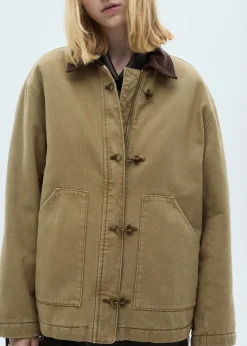 MANGO Płaszcze|Kurtki*Parka z kontrastowym kołnierzem i kieszeniami