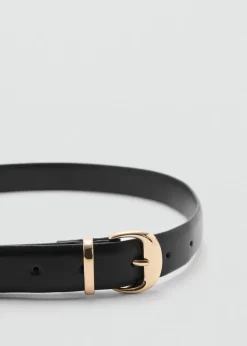 MANGO Paski*Pasek metalowa klamra