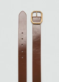 MANGO Paski*Pasek metalowa klamra