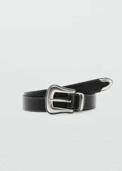 MANGO Paski*Pasek w kowbojskim stylu