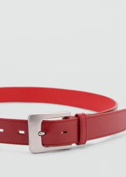 MANGO Paski*Pasek z kwadratową klamrą