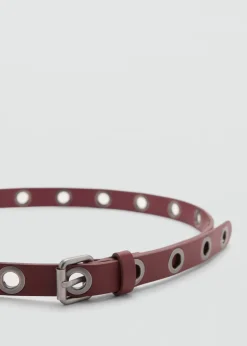 MANGO Paski*Pasek z metalowymi oczkami