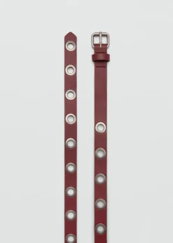 MANGO Paski*Pasek z metalowymi oczkami