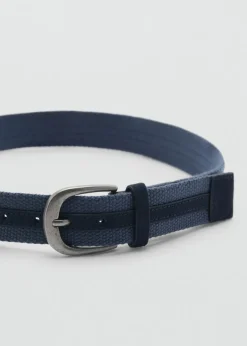 Dzieci MANGO Więcej Akcesoriów*Pasek z plecioną lamówką