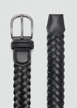 MANGO Skóra|Paski I Szelki*Pasek z plecionej skóry