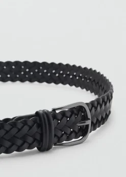 MANGO Skóra|Paski I Szelki*Pasek z plecionej skóry