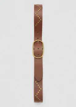 MANGO Paski*Pasek z ćwiekami i klamrą