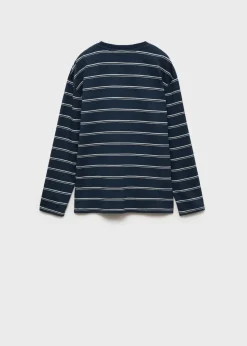 Dzieci MANGO Koszulki*Pasiasta koszulka z kieszenią