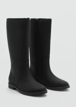 Dzieci MANGO Buty*Płaskie kozaki z wysoką cholewką