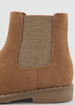 Dzieci MANGO Buty*Płaskie, skórzane botki