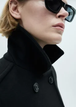 MANGO Płaszcze*Płaszcz dwurzędowy z mieszanki wełny