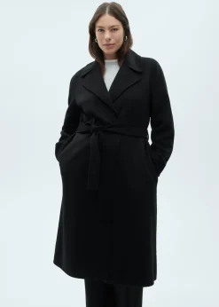 MANGO Płaszcze*Płaszcz handmade z paskiem