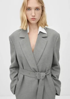 MANGO Płaszcze*Płaszcz kopertowy z paskiem