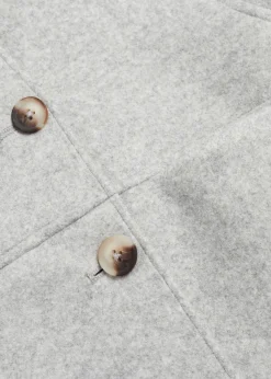 Dzieci MANGO Płaszcze*Płaszcz na guziki z kapturem