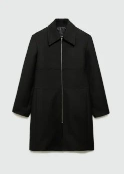 MANGO Płaszcze*Płaszcz o prostym kroju na zamek