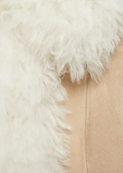 MANGO Płaszcze*Płaszcz podszyty futerkiem