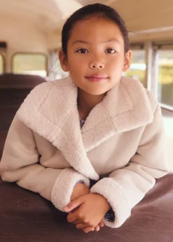 Dzieci MANGO Płaszcze I Kurtki*Płaszcz podszyty futerkiem