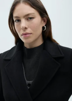 MANGO Płaszcze*Płaszcz wełniany dwurzędowy midi