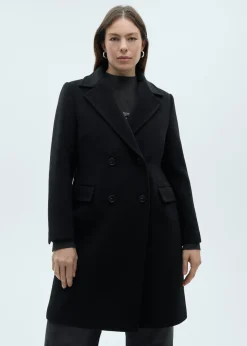 MANGO Płaszcze*Płaszcz wełniany dwurzędowy midi