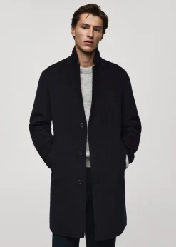 MANGO Płaszcze*Płaszcz wełniany handmade