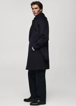 MANGO Płaszcze*Płaszcz wełniany handmade
