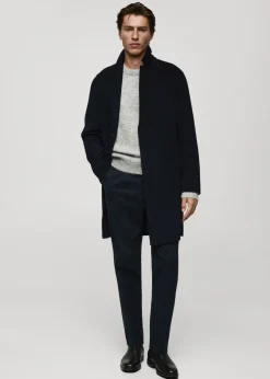 MANGO Płaszcze*Płaszcz wełniany handmade