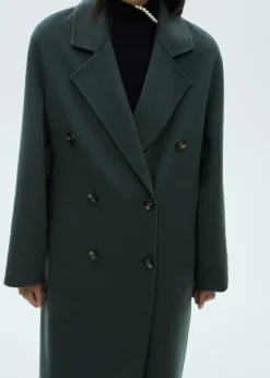 MANGO Płaszcze*Płaszcz wełniany handmade oversize