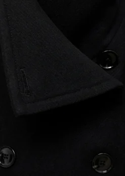 MANGO Płaszcze*Płaszcz wełniany midi z otulającym szyję kołnierzem