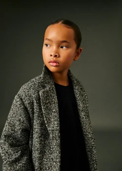 Dzieci MANGO Płaszcze I Kurtki*Płaszcz wełniany na guziki