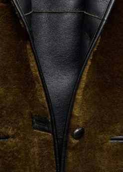 MANGO Płaszcze|Kurtki*Płaszcz z imitacji futra z aplikacjami