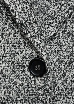 MANGO Płaszcze*Płaszcz z melanżowej dzianiny bawełnianej