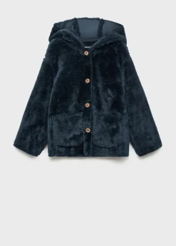 Dzieci MANGO Płaszcze I Kurtki*Płaszcz ze sztucznego futra