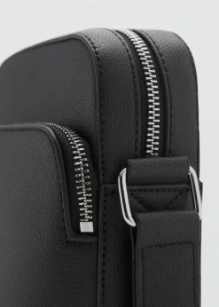 MANGO Plecaki I Torby*Patent leather effect shoulder bag