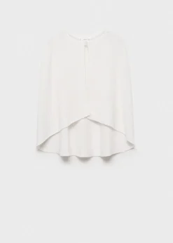 Dzieci MANGO Swetry I Kardigany*Peleryna z bawełnianej dzianiny