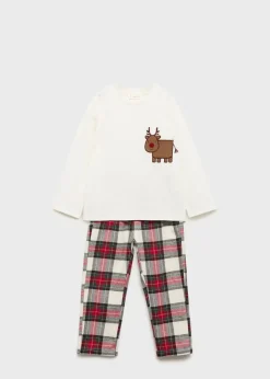 Dzieci MANGO Piżamy*Piżama świąteczna z długimi nogawkami