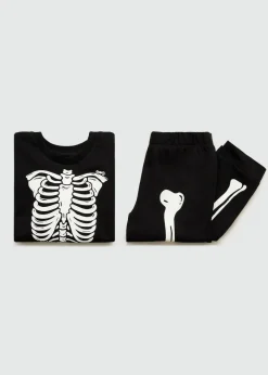 Dzieci MANGO Piżamy|Piżamy*Piżama ze szkieletem świecącym w ciemności