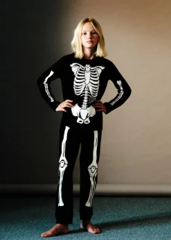 Dzieci MANGO Piżamy|Piżamy*Piżama ze szkieletem świecącym w ciemności