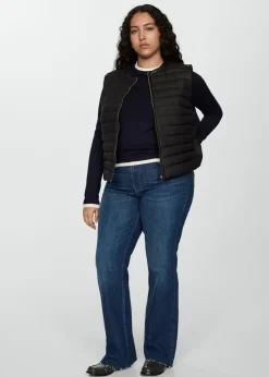 MANGO Kamizelki*Pikowana kamizelka