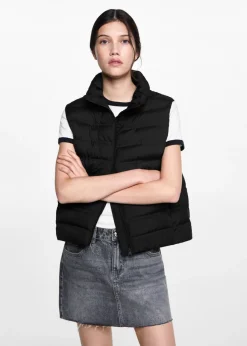 MANGO Kamizelki*Pikowana kamizelka