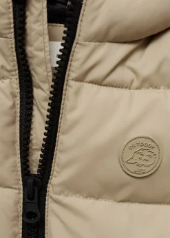 Dzieci MANGO Płaszcze I Kurtki*Pikowana kamizelka z kapturem