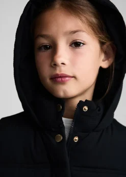 Dzieci MANGO Płaszcze I Kurtki*Pikowana kamizelka z kapturem