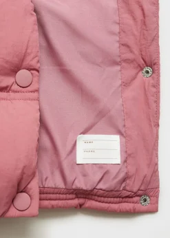 Dzieci MANGO Płaszcze I Kurtki*Pikowana kamizelka z kapturem