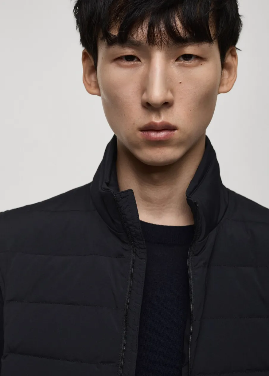 MANGO Kurtki I Koszule Wierzchnie*Pikowana kamizelka z wypełnieniem z puchu i pierza