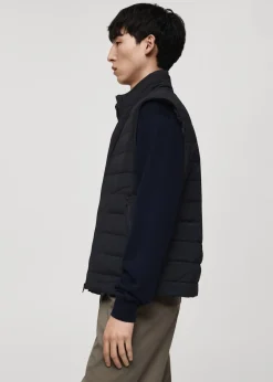 MANGO Kurtki I Koszule Wierzchnie*Pikowana kamizelka z wypełnieniem z puchu i pierza